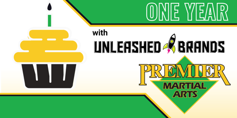 Premier Martial Arts Celebrates One Year with Unleashed Brands Photo